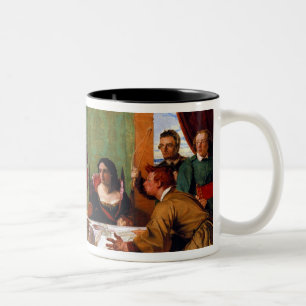 Zähmen der Spitzmaus Zweifarbige Tasse