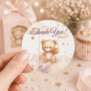 Zahmer Teddybär – Danke Sticker
