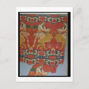 Zähmung des wilden Tieres, byzantinischer Wandtepp Postkarte