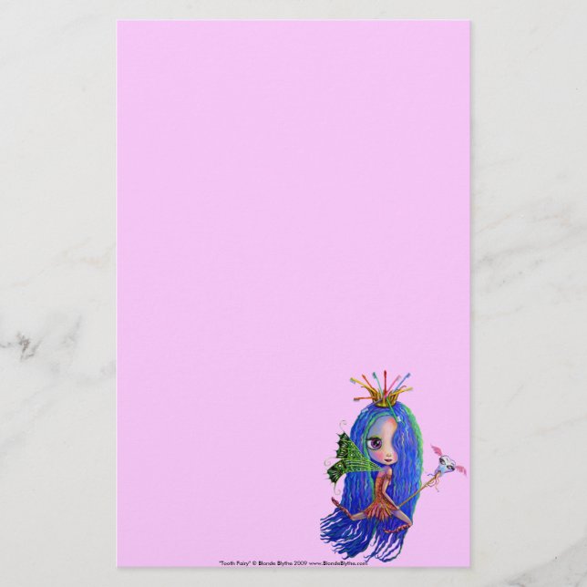 Zahn-Fee-Briefpapier Briefpapier (Vorderseite)