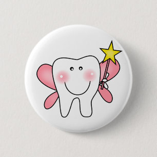 Zahn-Fee-T-Shirts und Geschenke Button