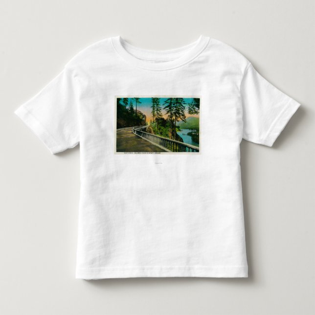 Zahn-Felsen auf Fluss Kolumbiens RiverColumbia Kleinkind T-shirt (Vorderseite)