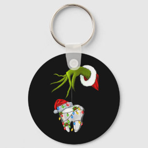 Zahn Zahnarzt Dental Sofortzähne Weihnachten Xmas Schlüsselanhänger