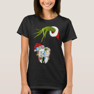 Zahn Zahnarzt Dental Sofortzähne Weihnachten Xmas T-Shirt