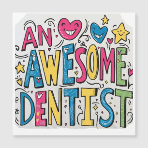 Zahnaarzt Danksagungs-Geschenk Magnetkarte