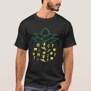 Zahnarzt Ananas Zahnarzthygienist T-Shirt