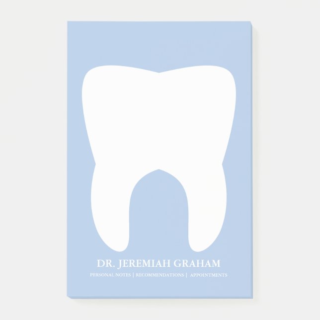 Zahnarzt-Büro-persönlicher Notizblock (Vorderseite)