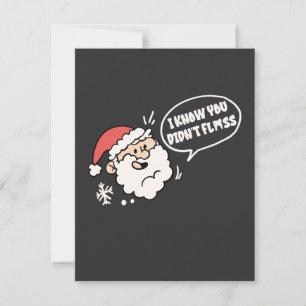 Zahnarzt Dental Weihnachten Santa Mitteilungskarte