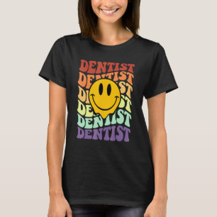 Zahnarzt Dentalhygienischer Assistent Retrolächelf T-Shirt