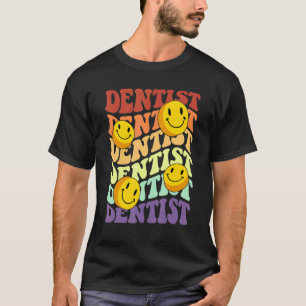 Zahnarzt Dentalhygienischer Assistent Retrolächelf T-Shirt