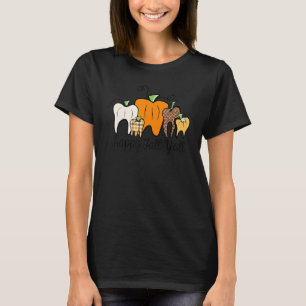 Zahnarzt Froher Herbst Euch Alle Kürbis Zähne Zahn T-Shirt