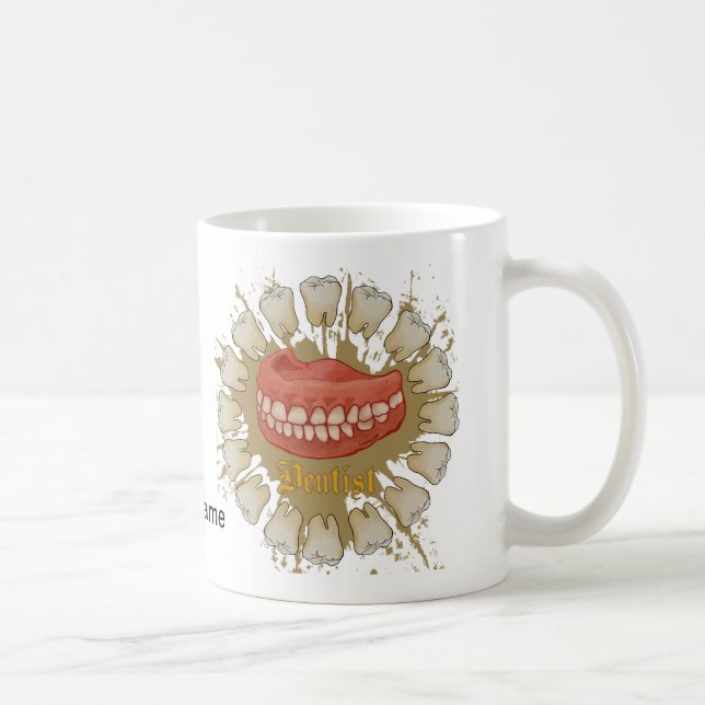Zahnarzt-Kaffeetasse Kaffeetasse (Rechts)