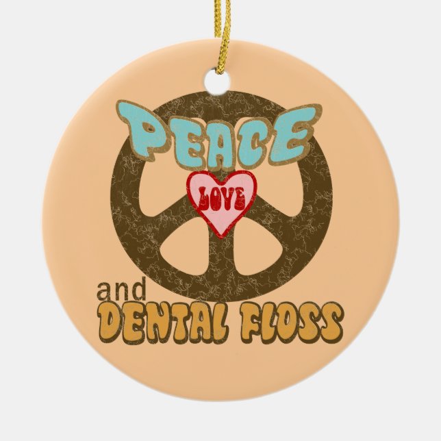 Zahnarzt Keramikornament (Vorne)