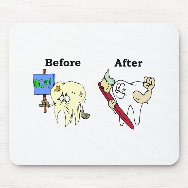 Zahnarzt Mousepad (Vorne)