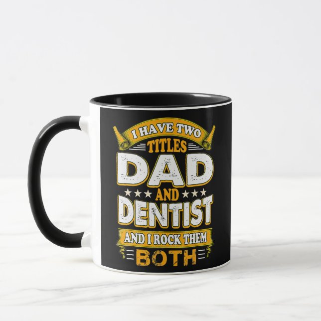 Zahnarzt Mundhygiene, Zahnarzt, Zahnarzt Tasse (Links)