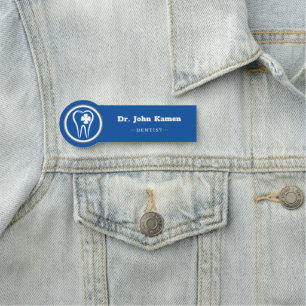 Zahnarzt Name des Zehnten Logos Namensschild