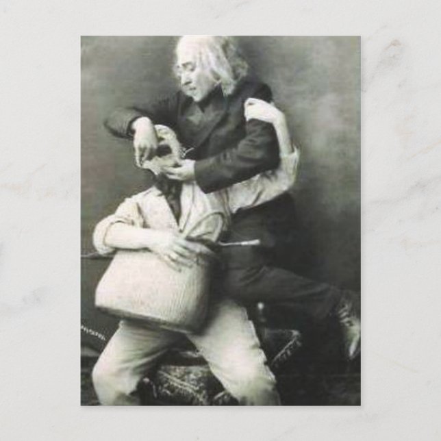 Zahnarzt Postkarte (Vorderseite)