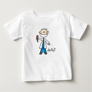 Zahnarzt-Strichmännchen Baby T-shirt