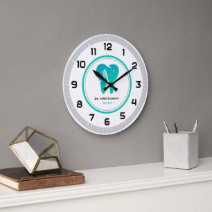 Zahnarzt Teethbrush Große Wanduhr