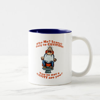 Zahnarzt-Zahnarzthelfer-Spaß Zweifarbige Tasse
