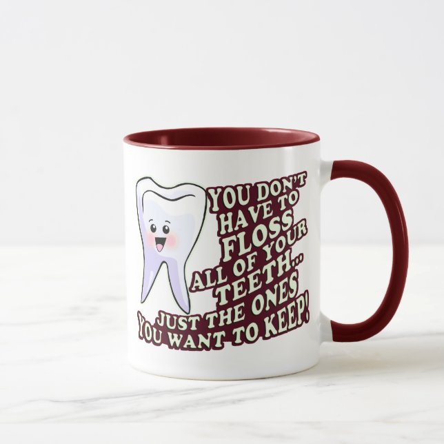 Zahnarzt-Zahnarzthelfer Tasse (Rechts)