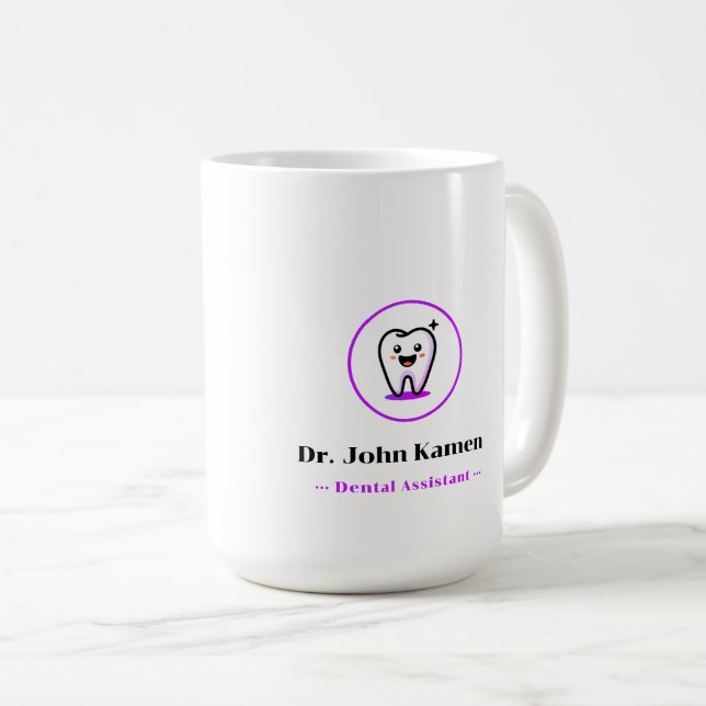 Zahnarzt | Zähne Kaffeetasse (VorderseiteRechts)