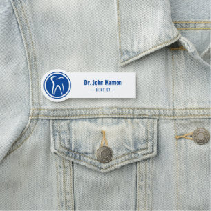 Zahnarzt Zähne-Logo Namensschild