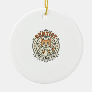 Zahnarzt Zahnfee Katze Zahnarzt Zahnfee Katze Vi Keramik Ornament