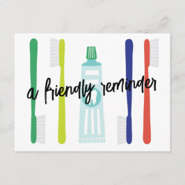 Zahnarztberuf Erinnerung Postkarte