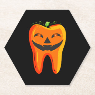 Zahnärzte Tooth Pumpkin Halloween Untersetzer