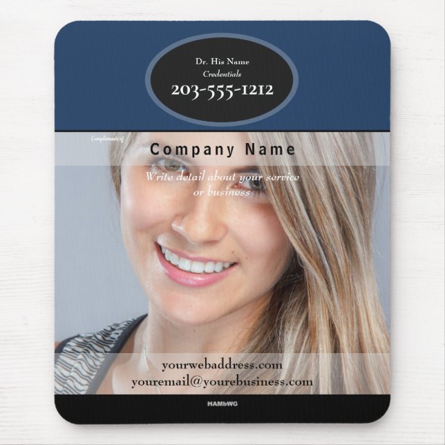 Zahnärzte Werbemousepad - HAMbyWG Mousepad (Vorne)