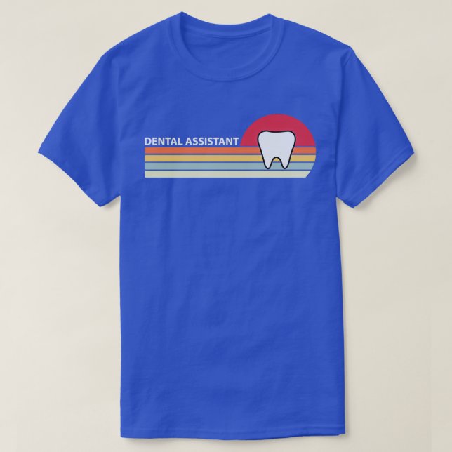 Zahnarztgeschenk Retro Stil Zahnärztliche Geschenk T-Shirt (Design vorne)