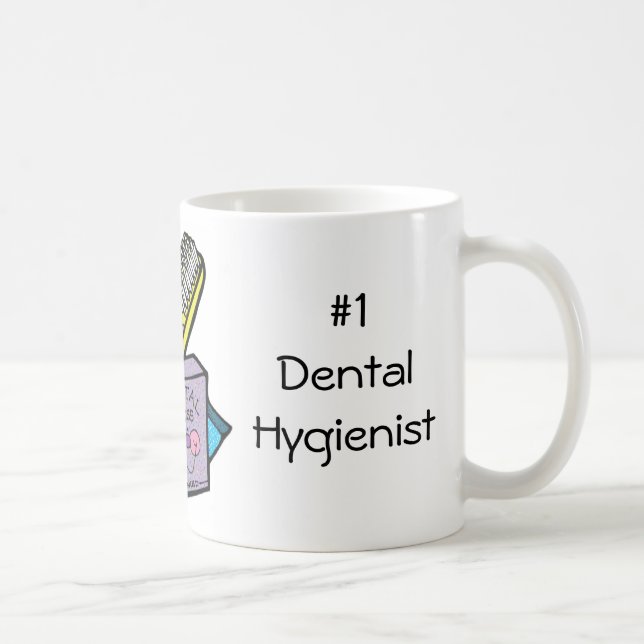 Zahnarzthelfer #1 kaffeetasse (Rechts)