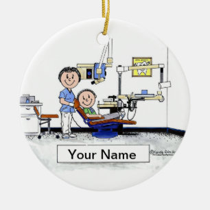 Zahnarzthelfer - Frau Keramikornament