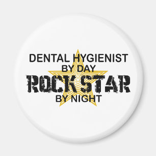 Zahnarzthelfer-Rockstar Magnet