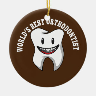 Zahnarzthelfer Zahnspange Zahnspange Kieferorthopä Keramik Ornament