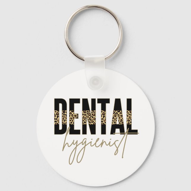 Zahnarzthygienist | RDH Registered Dental Hygienic Schlüsselanhänger (Vorderseite)