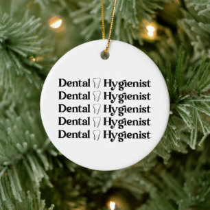 Zahnarzthygienist   RDH Zahnarztspenden Keramik Ornament