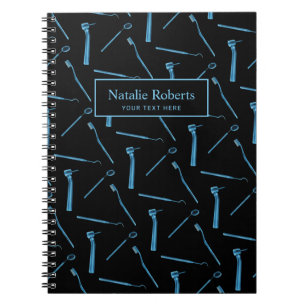 Zahnarzthygienist Xray Dental Instruments Black Notizblock