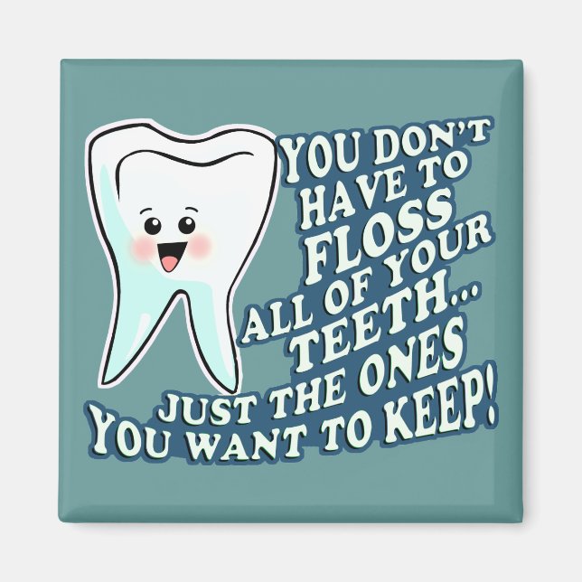 Zahnarzthyphenist Magnet (Vorne)