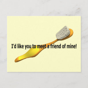 Zahnarzthyphenist Orthodontist Periodontist Postkarte