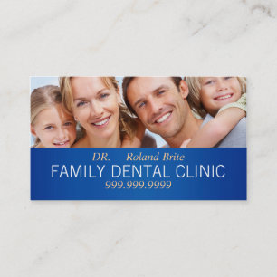 Zahnärztin Zahnarztärztin Teeth Smile Familie Visitenkarte