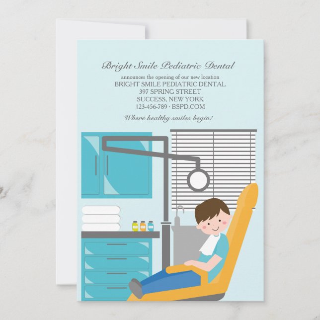 Zahnärztliche Ankündigung (Vorderseite)