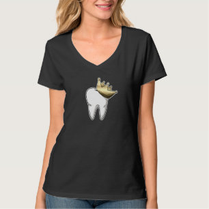 Zahnärztliche Assistentin Zahnarzt Zahnspange Zahn T-Shirt
