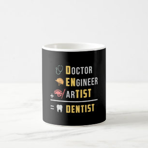 Zahnärztliche Zahnschmerzen Ärztin Zahnarzt Zahn Kaffeetasse