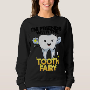 Zahnärztlicher Assistent Zahnarzt Zahnspange Zähne Sweatshirt