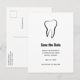Zahnarztmedizin Save the Date Ankündigungspostkarte