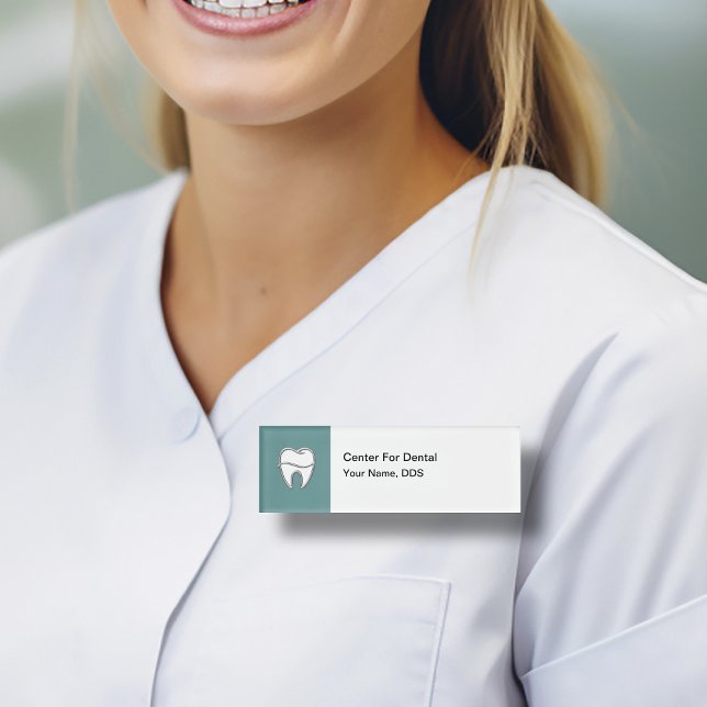 Zahnarztmitarbeiter Moderne Namensschilder Namenschild (Von Creator hochgeladen)