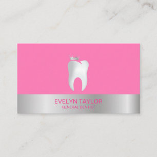 Zahnarztzahn Zahnklinik Whitening Smile Crown Visitenkarte