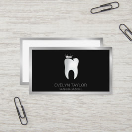 Zahnarztzahn Zahnklinik Whitening Smile Crown Visitenkarte